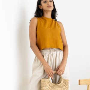 NEHA TOP - Yellow
