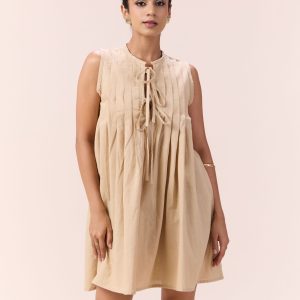 ZEYA DRESS- Beige